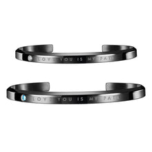 Load image into Gallery viewer, &quot;Love You Is My Fate&quot; Couple Bangle
