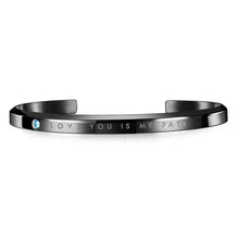 Load image into Gallery viewer, &quot;Love You Is My Fate&quot; Couple Bangle
