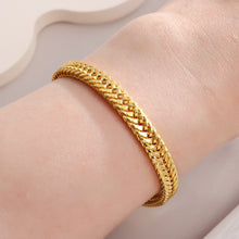 Load image into Gallery viewer, 24K Gold Plated Unisex Bracelet – Timeless Elegance
