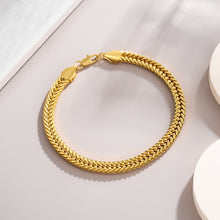 Load image into Gallery viewer, 24K Gold Plated Unisex Bracelet – Timeless Elegance
