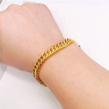 Load image into Gallery viewer, 24K Gold Plated Unisex Bracelet – Timeless Elegance
