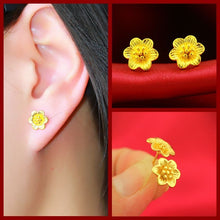 Load image into Gallery viewer, Classic Sand Gold Earrings
