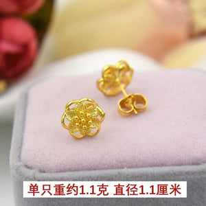 Classic Sand Gold Earrings