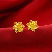 Load image into Gallery viewer, Classic Sand Gold Earrings

