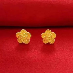 Classic Sand Gold Earrings