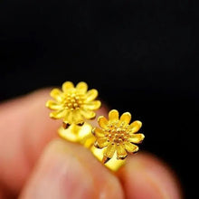 Load image into Gallery viewer, Classic Sand Gold Earrings
