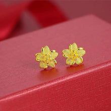Load image into Gallery viewer, Classic Sand Gold Earrings
