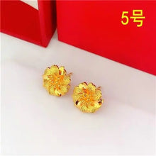 Load image into Gallery viewer, Classic Sand Gold Earrings
