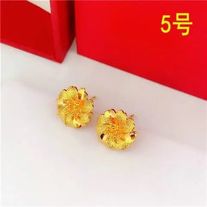 Classic Sand Gold Earrings