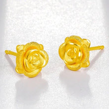 Load image into Gallery viewer, Classic Sand Gold Earrings

