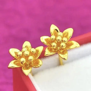 Classic Sand Gold Earrings