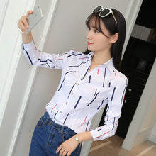 Load image into Gallery viewer, Casual Long-Sleeved Loose White Collar
