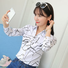 Load image into Gallery viewer, Casual Long-Sleeved Loose White Collar
