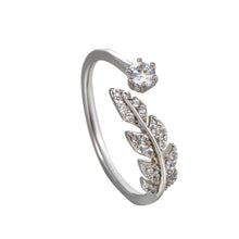 Load image into Gallery viewer, Forest Leaf Index Finger Ring
