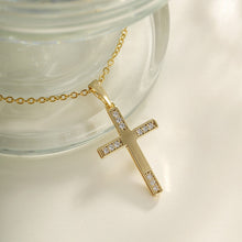 Load image into Gallery viewer, Cross-Border Simple Cross Pendant Necklace
