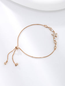 18k Gold Plated Adjustable Box Chain Bracelet