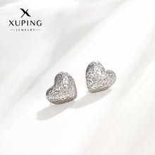 Load image into Gallery viewer, Retro Love Texture Totem Heart-Shaped Earrings
