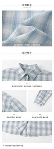 Plaid Spring and Autumn Lazy Style Temperament Sunscreen Shirt Jacket