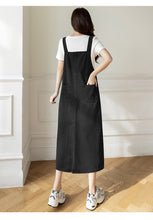 Load image into Gallery viewer, versatile denim suspender skirt
