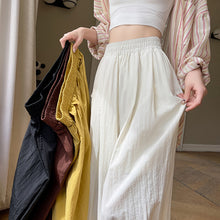 Load image into Gallery viewer, Ice silk lazy casual sunscreen leggings cotton and linen bloomers
