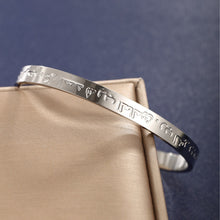 Load image into Gallery viewer, Stainless Steel Arabic Cuff Bracelet
