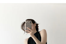 Load image into Gallery viewer, High Quality French Chiffon Shirt Halter Neck Off Shoulder Top
