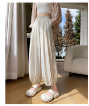Load image into Gallery viewer, Ice silk lazy casual sunscreen leggings cotton and linen bloomers
