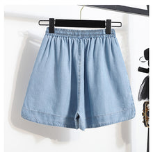 Load image into Gallery viewer, Slimming ice silk straight loose thin high waist shorts
