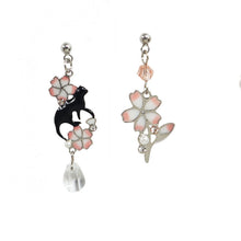 Load image into Gallery viewer, S925 Cherry Blossom Ear Clip Earrings
