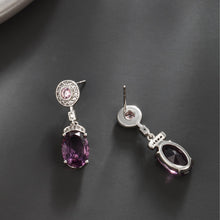 Load image into Gallery viewer, New Purple Temperament  Earrings
