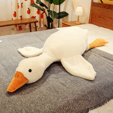 Load image into Gallery viewer, （HOT) Foreign Trade Big White Geese Soothing Pillow for Girls Sleeping Leg-Supporting Pillow Plush Toy Swan Cushion Children&#39;s Gift
