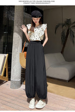 Load image into Gallery viewer, Ice silk lazy casual sunscreen leggings cotton and linen bloomers
