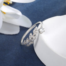 Load image into Gallery viewer, Forest Leaf Index Finger Ring
