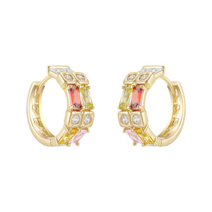 18k Gold Plated Fashion Huggies Earring