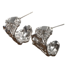 Load image into Gallery viewer, Pleated Retro Exaggerated Earrings
