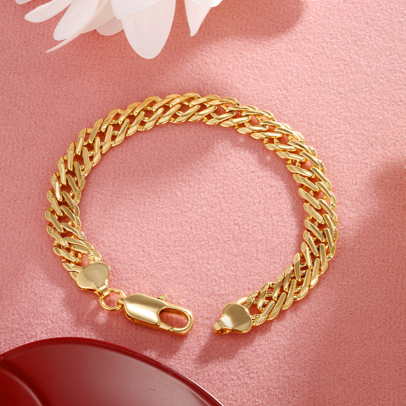 24K Gold Plated Unisex Bracelet – Timeless Elegance
