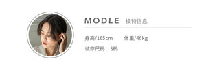 Chiffon V-neck professional-looking interview loose puff-sleeve shirt