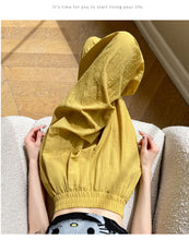 Load image into Gallery viewer, Ice silk lazy casual sunscreen leggings cotton and linen bloomers
