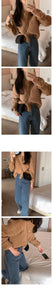 Xiaoxiangfeng round neck textured single-breasted knitted cardigan top