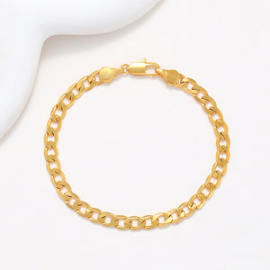 24K Gold Plated Unisex Hip-Hop Bracelet