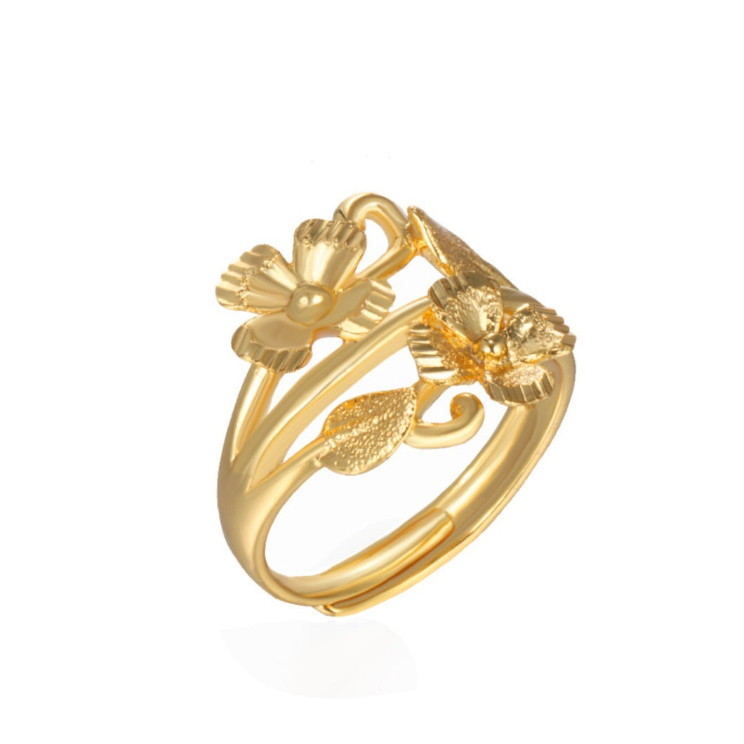 Phoenix Tail Flower Ring