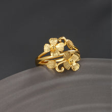 Load image into Gallery viewer, Phoenix Tail Flower Ring
