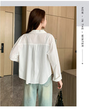 Load image into Gallery viewer, Petite Niche Vintage Versatile Loose Sun Shirt
