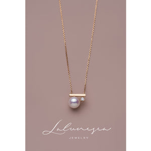 Pearl Gold-Plated Classic Necklace & Earrings Set