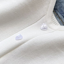 Load image into Gallery viewer, Knitted suspender love button cute inner and outer vest
