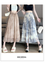 Load image into Gallery viewer, Tie-dye ink printing skirt elastic waist high waist a-line skirt umbrella skirt
