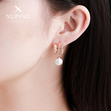 Load image into Gallery viewer, Gold Plated Pearl Earrings
