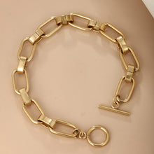 Load image into Gallery viewer, 14K Gold Plated Hip-Hop Fashion Stainless Steel Bracelet

