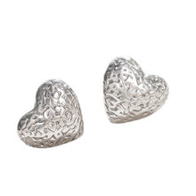 Load image into Gallery viewer, Retro Love Texture Totem Heart-Shaped Earrings
