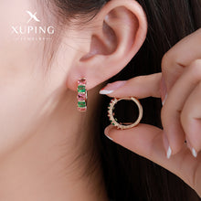 Load image into Gallery viewer, Fashion Cubic Zircon Hoop Earrings
